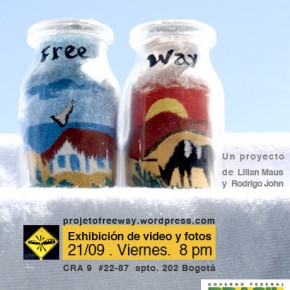 Exposição Free-way, El Parche Residency, Bogotá - Lilian Maus e Rodrigo John